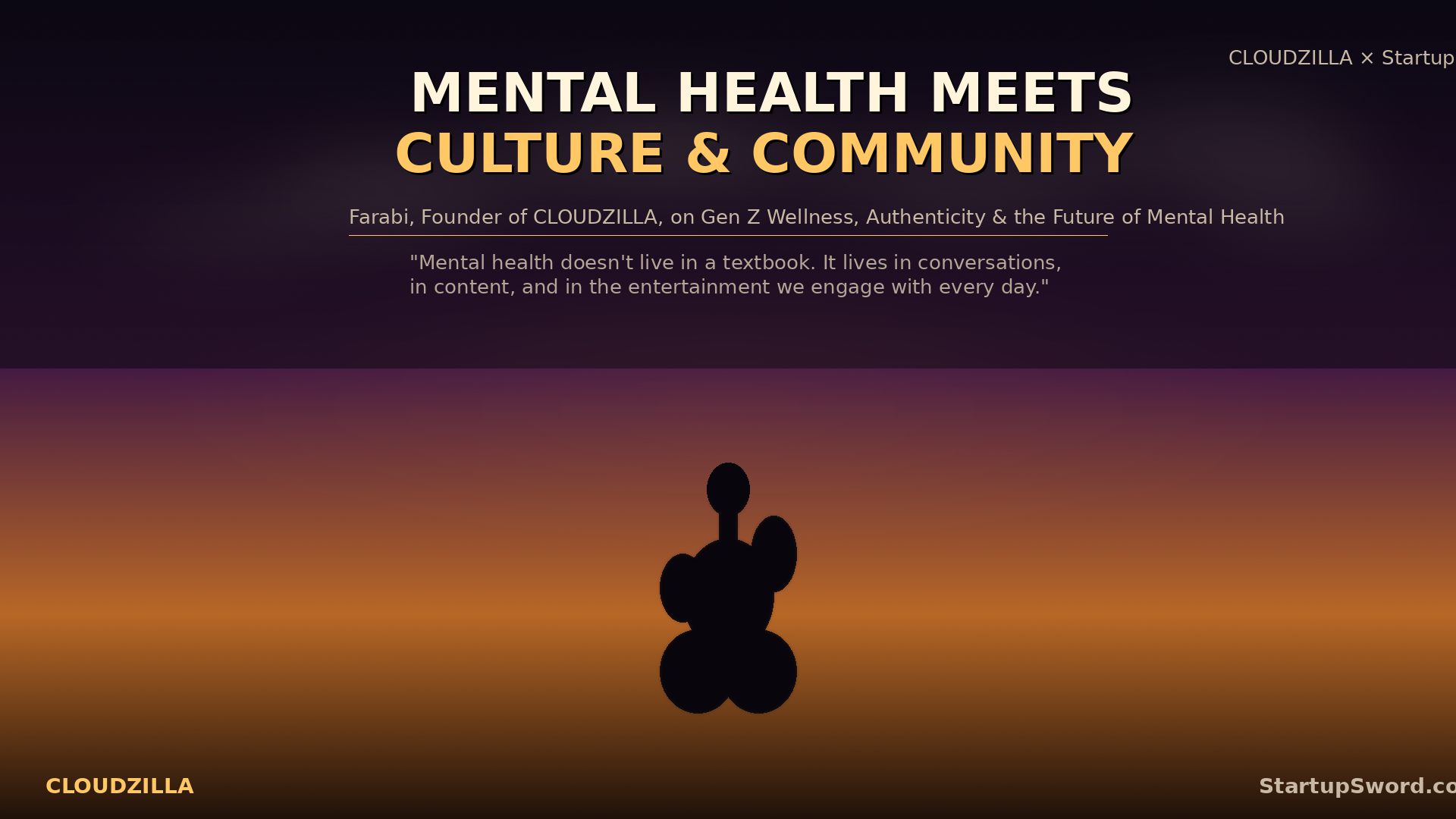 Wellness That Connects: How CLOUDZILLA Is Redefining Mental Health Support for a Generation That Refuses to Be Talked At