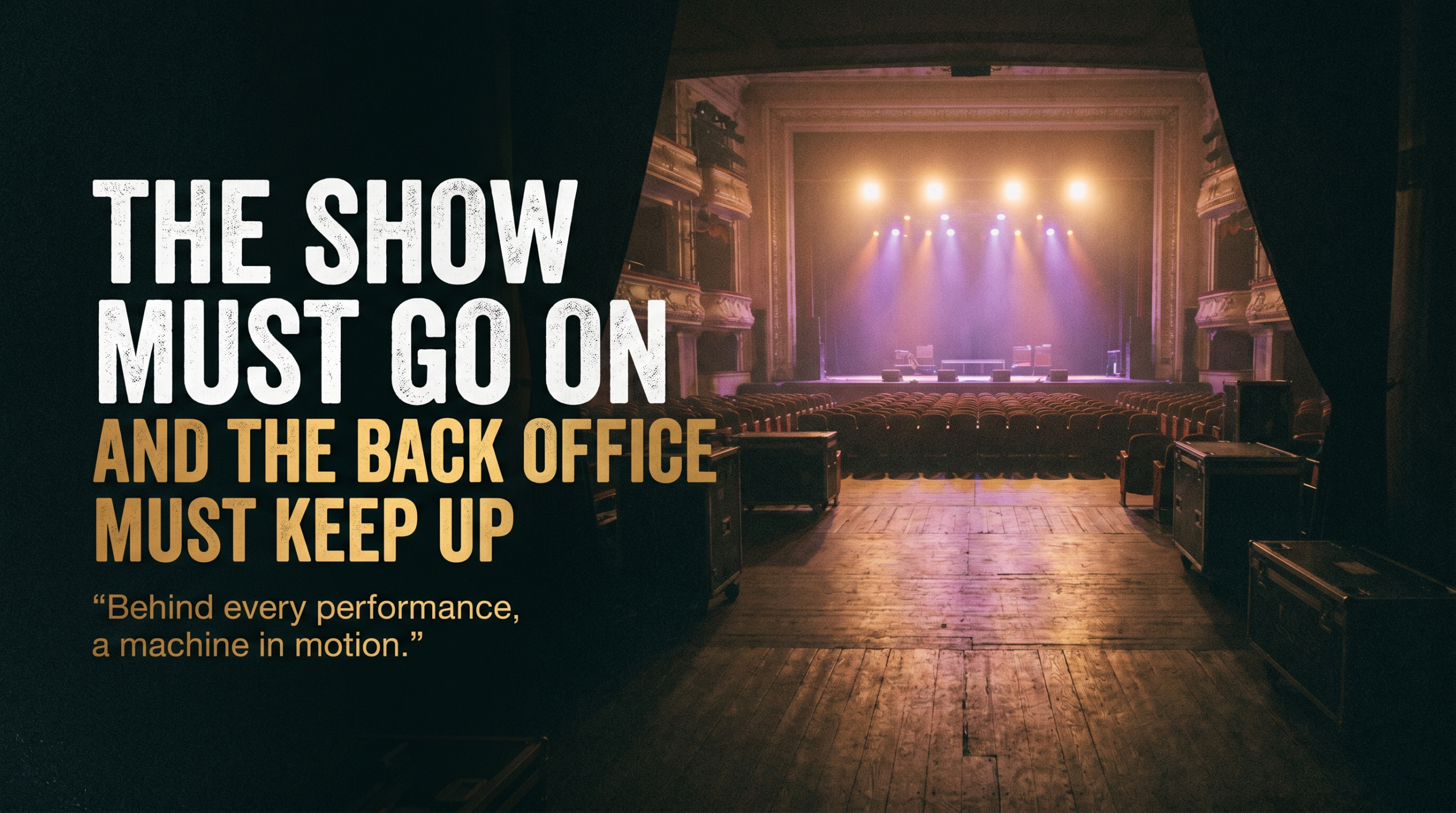The Show Must Go On, and the Back Office Must Keep Up:How Soundcheck Is Bringing the Live Events Industry Into a Single, Intelligent Platform